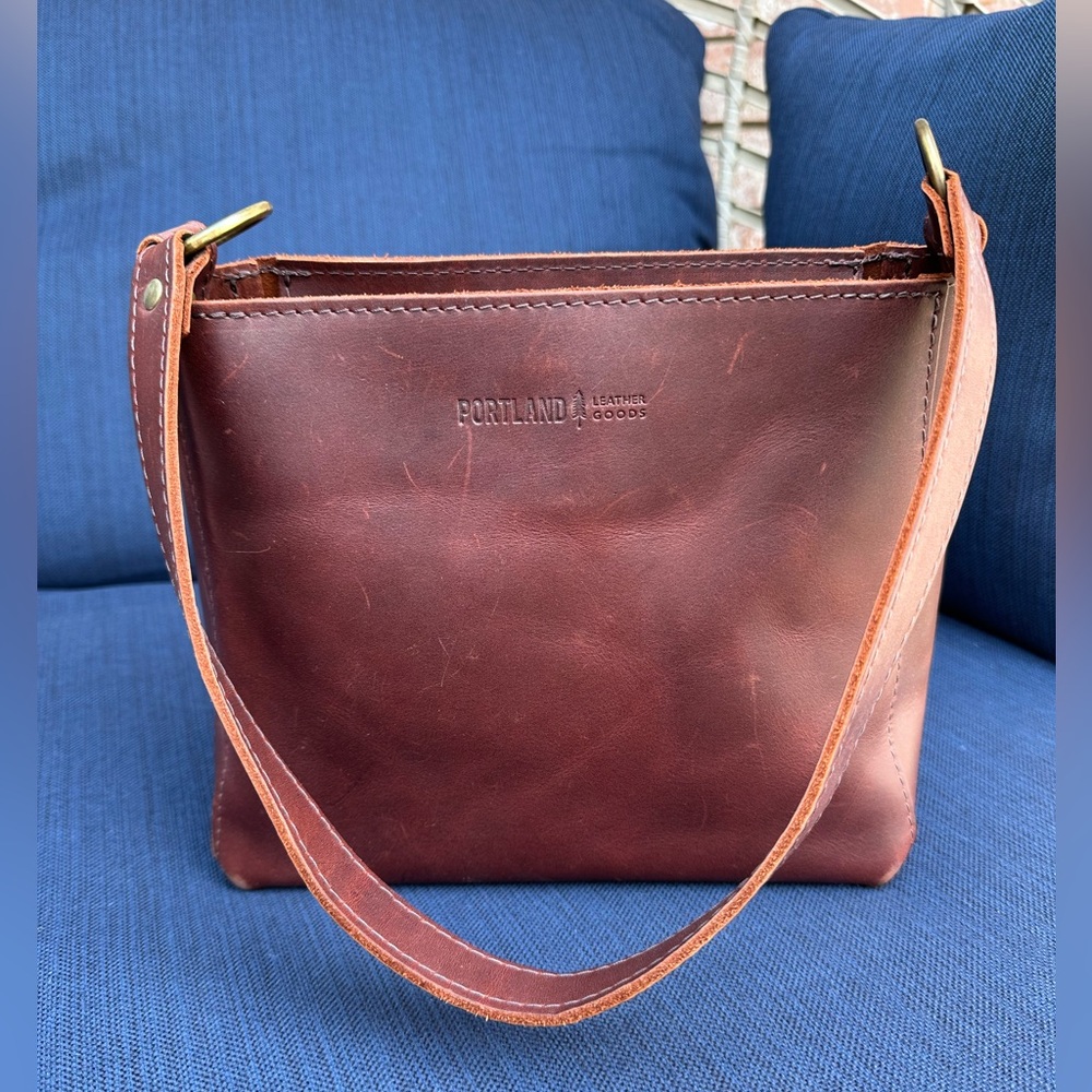 Portland Leather Triangle Bag
